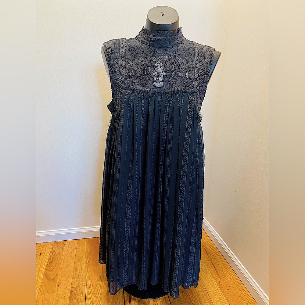 FREE PEOPLE | Boho embroidered dress